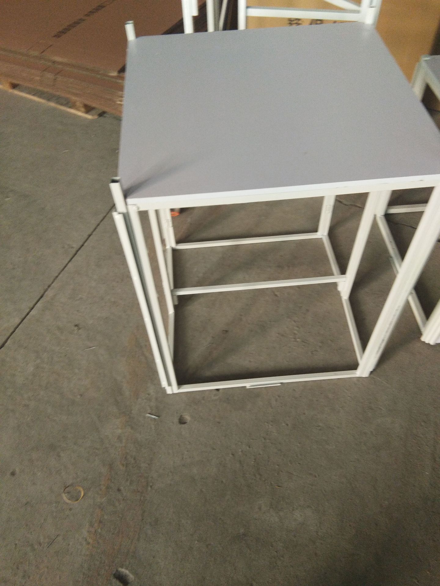 Metal floor stacking mall folding stacking head 7 01