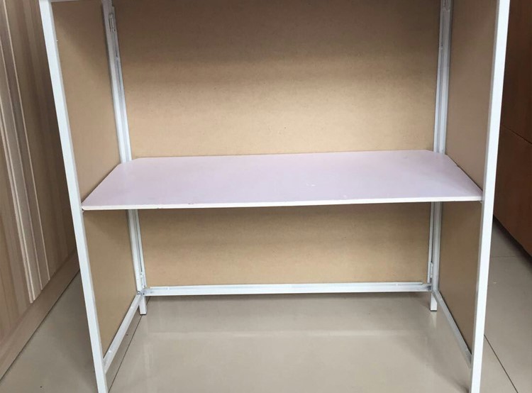 Shopping mall promotion folding display stand 13 02