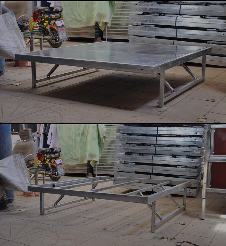Assembled folding catwalk stage frame for exhibition 36 02
