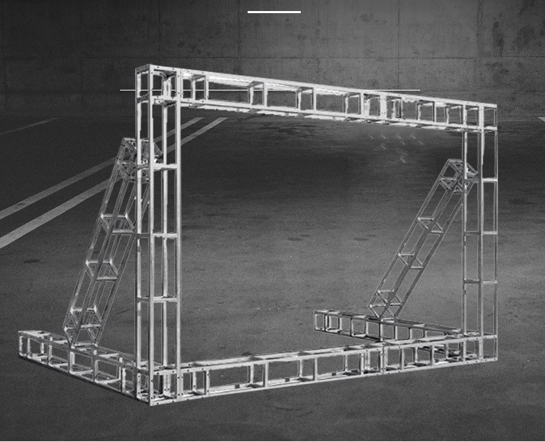 Hot dip galvanized square tube truss stage 39 02